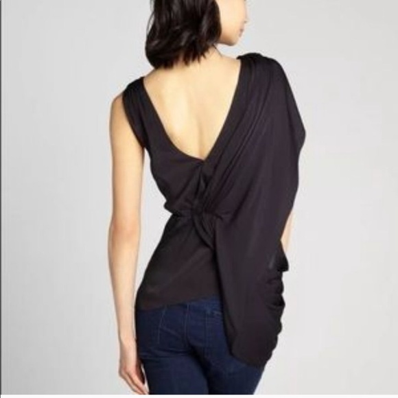 Alice + Olivia Rylee Draped Stretch Silk Top - Picture 7 of 7